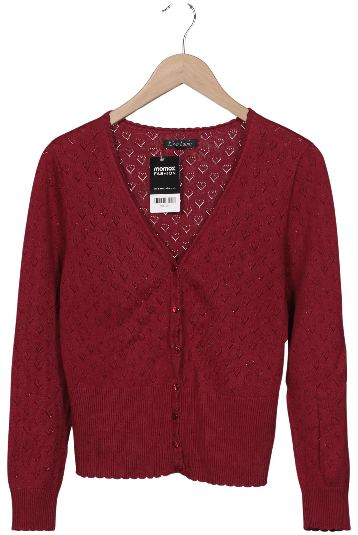 

King Louie Damen Strickjacke, bordeaux, Gr. 44