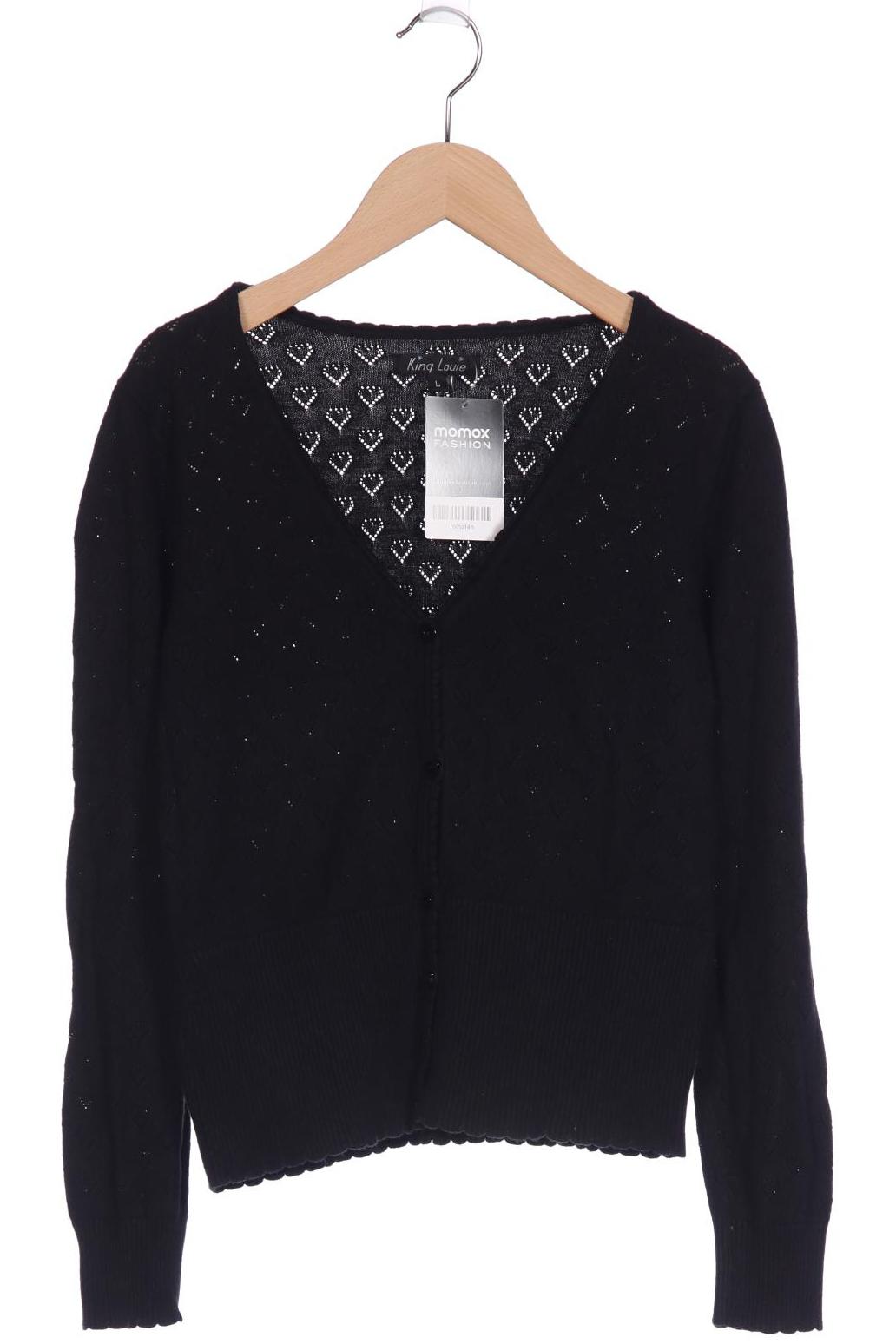 

KING LOUIE Damen Strickjacke, schwarz