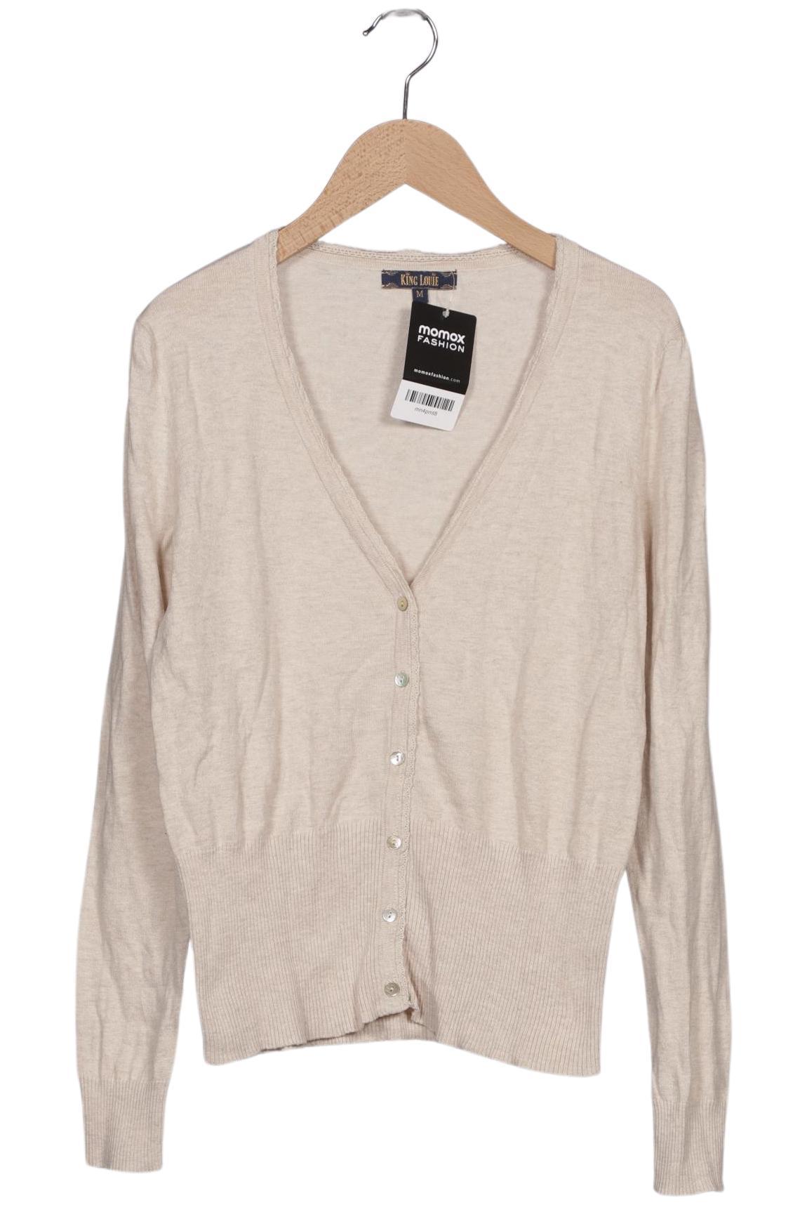 

King Louie Damen Strickjacke, beige, Gr. 38