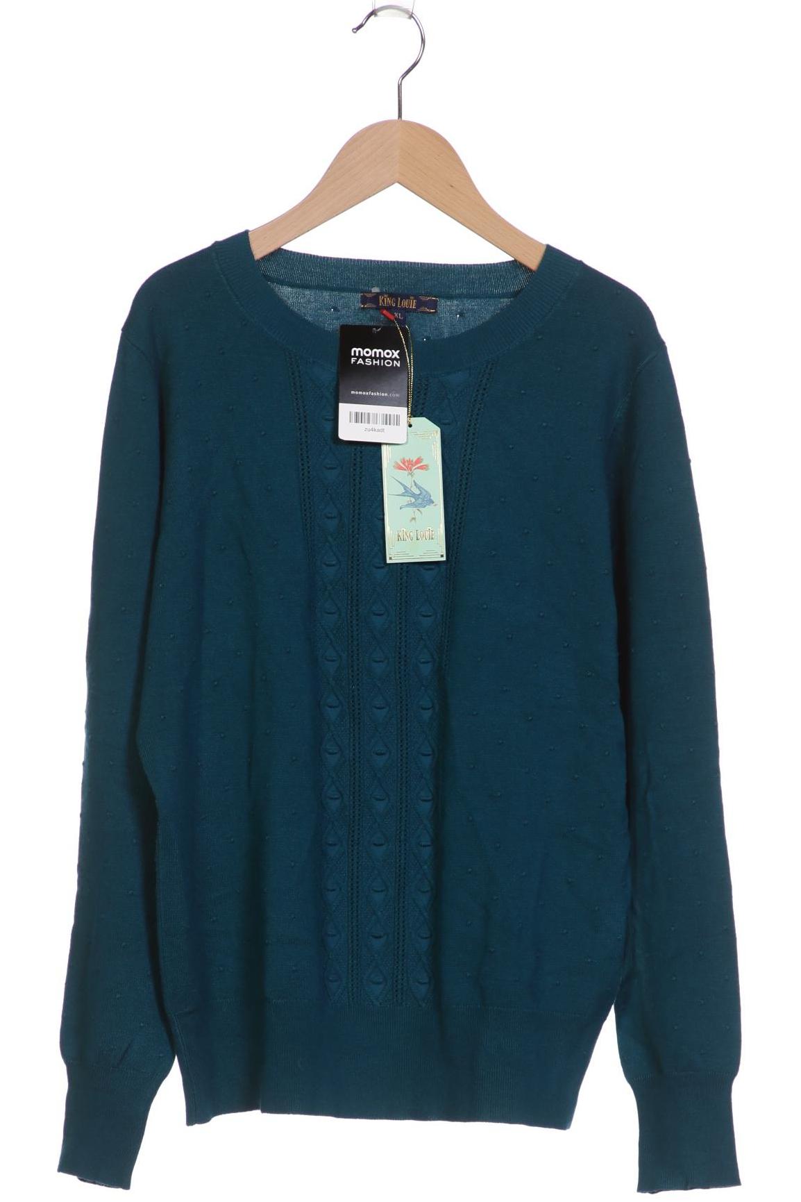 

King Louie Damen Pullover, türkis, Gr. 44