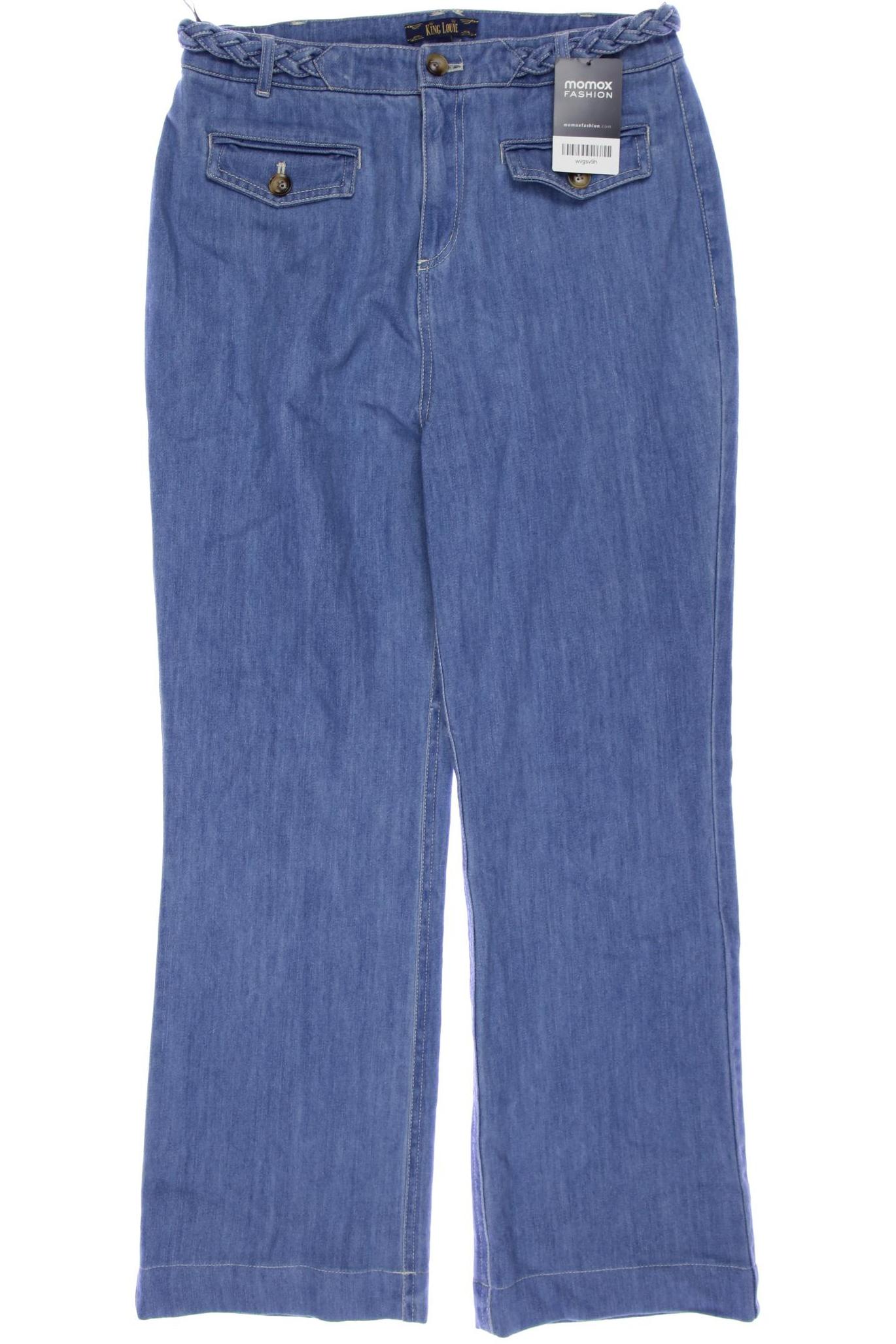 

King Louie Damen Jeans, blau, Gr. 38