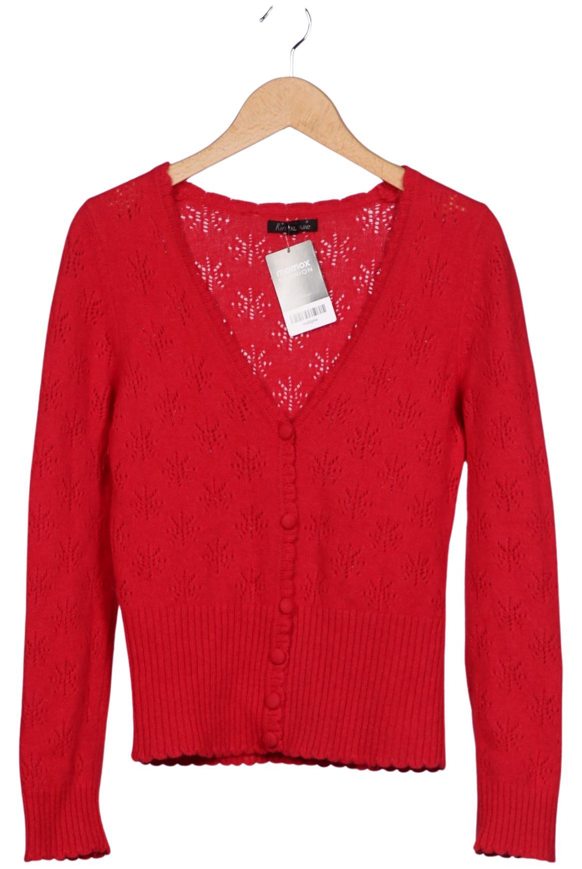 

King Louie Damen Strickjacke, rot, Gr. 44