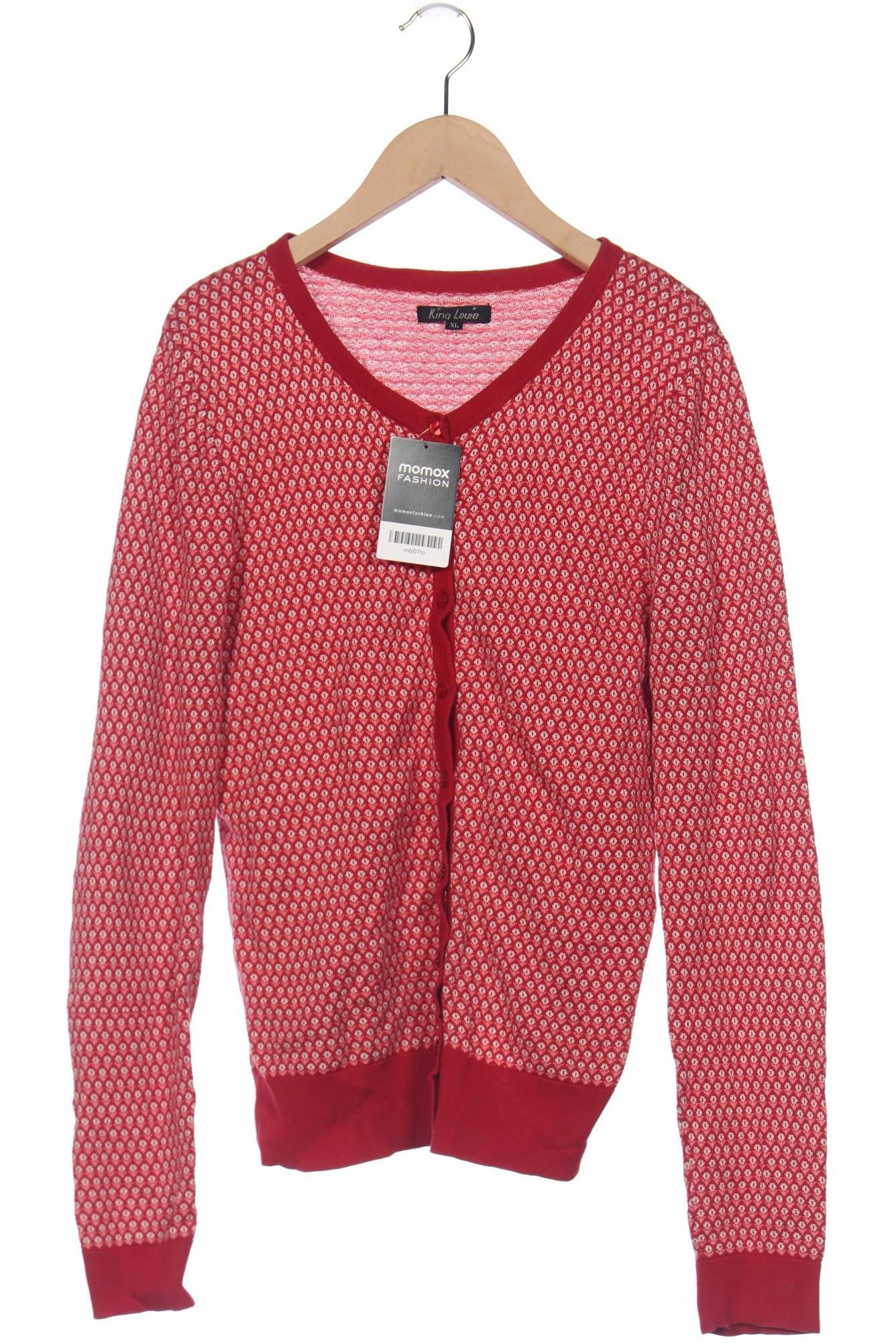 

KING LOUIE Damen Strickjacke, rot
