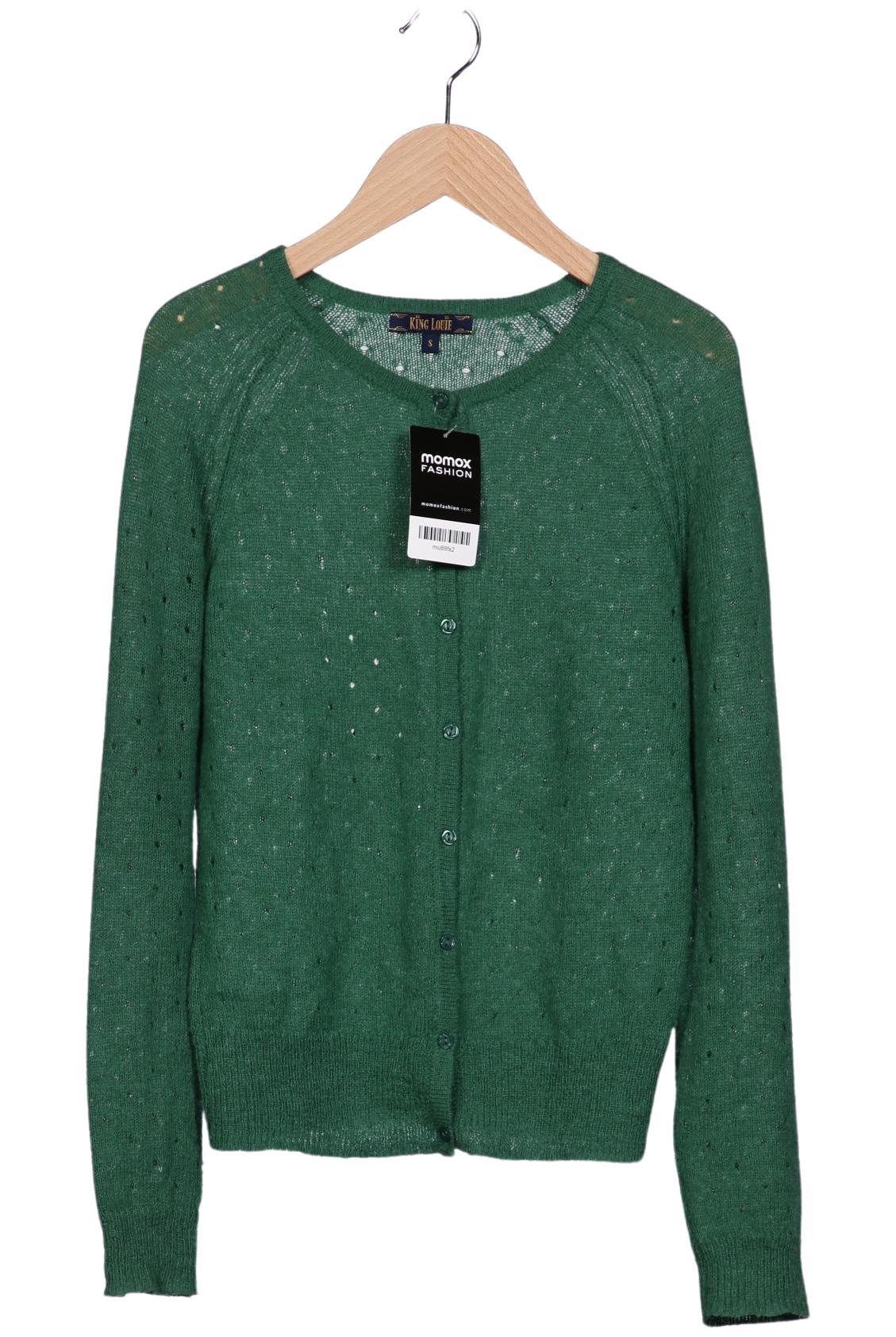 

King Louie Damen Strickjacke, grün, Gr. 36