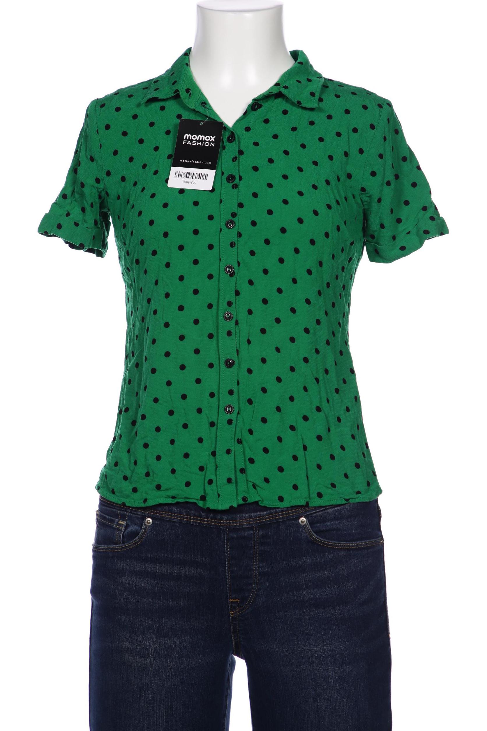 

King Louie Damen Bluse, grün, Gr. 38