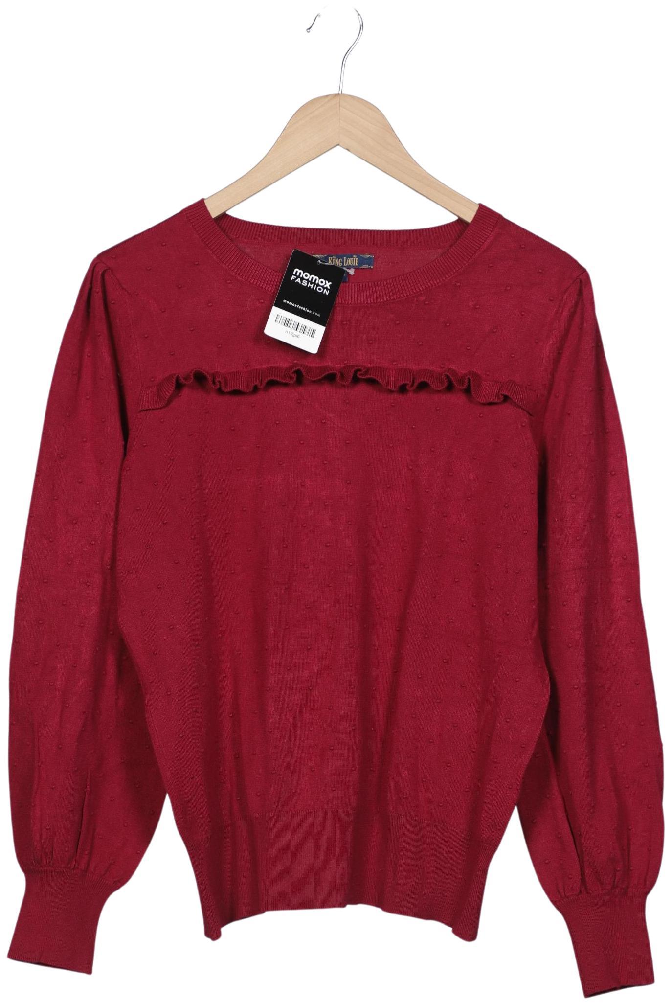 

King Louie Damen Pullover, rot, Gr. 44