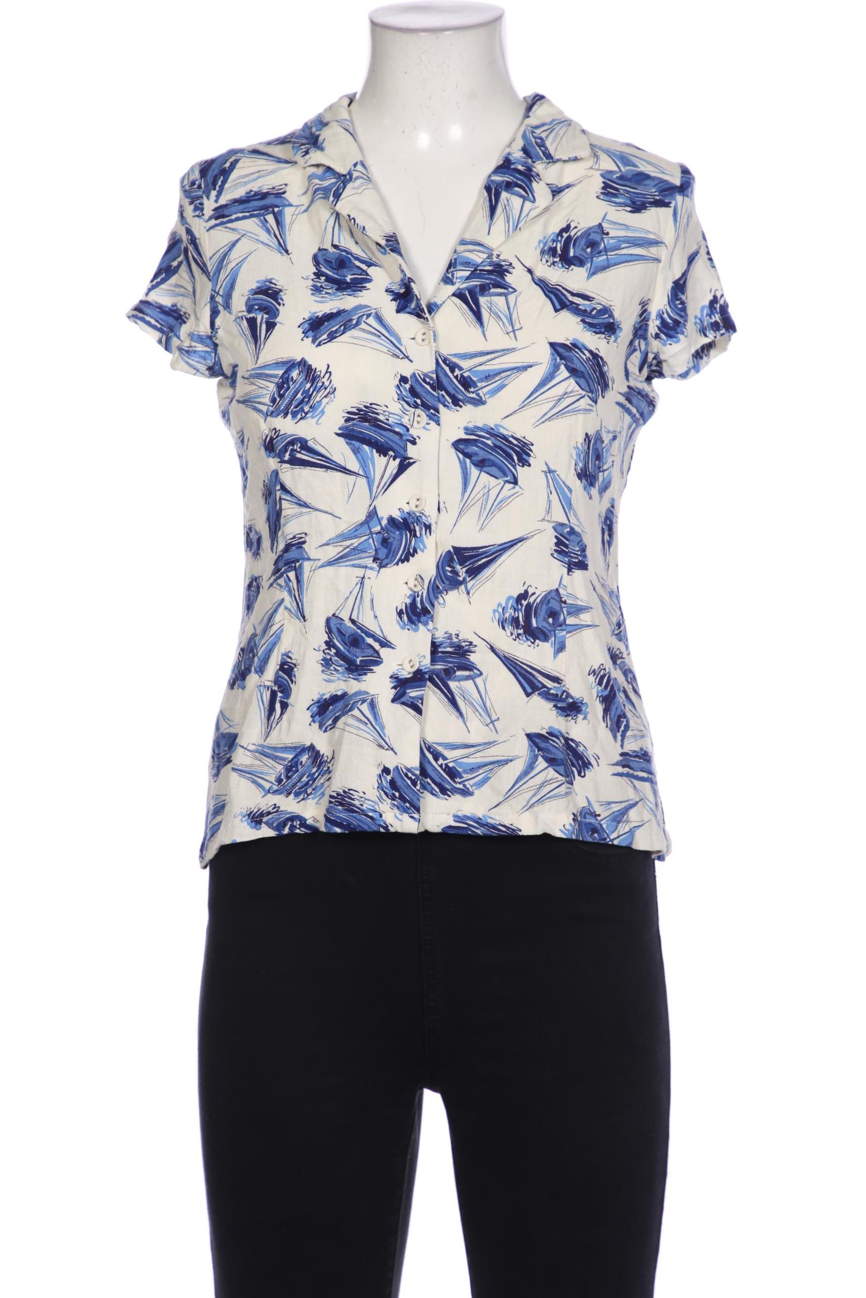 

King Louie Damen Bluse, blau, Gr. 38