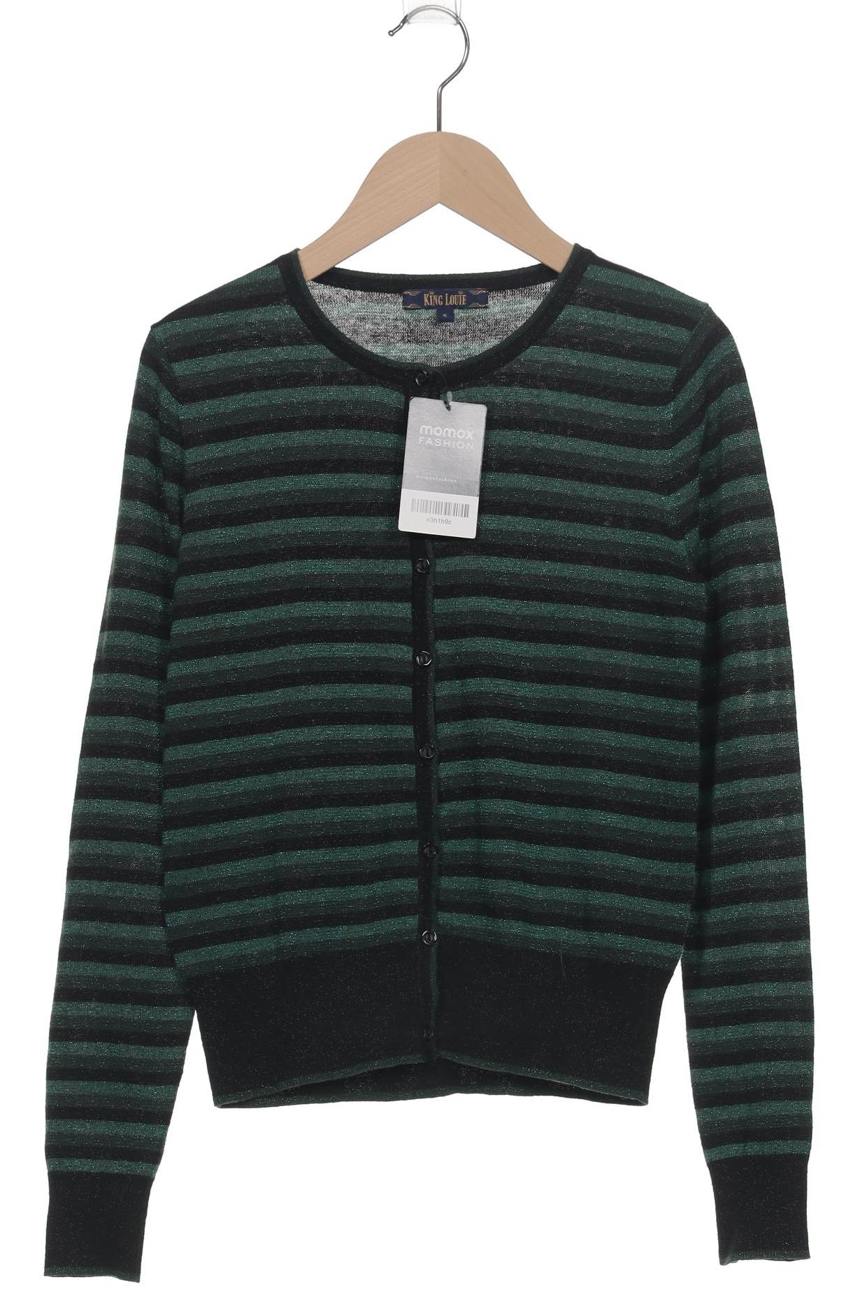 

King Louie Damen Strickjacke, grün, Gr. 36