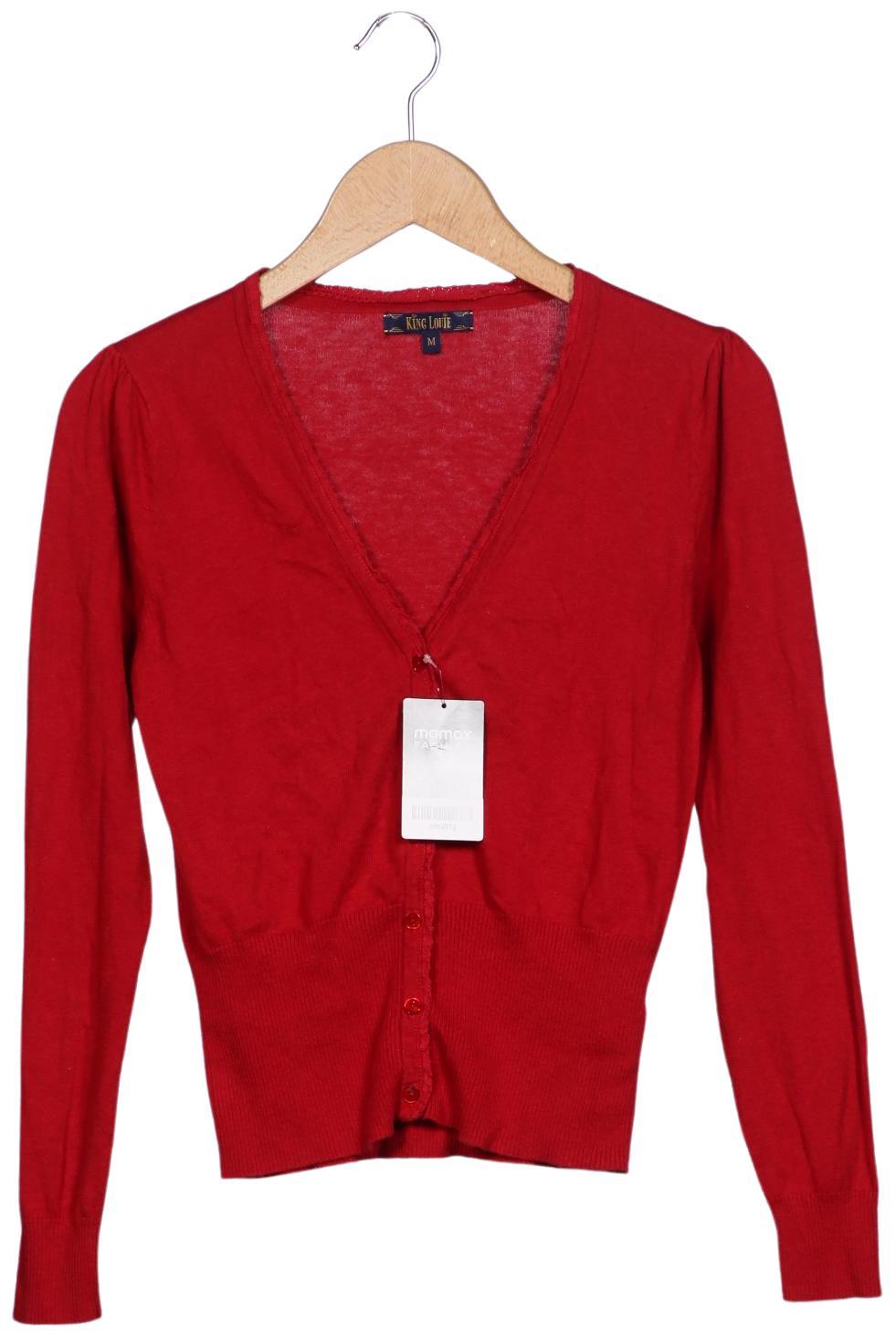 

King Louie Damen Strickjacke, rot, Gr. 38