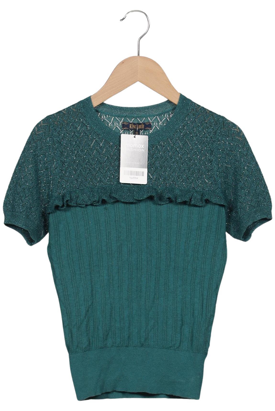 

King Louie Damen Pullover, grün, Gr. 34