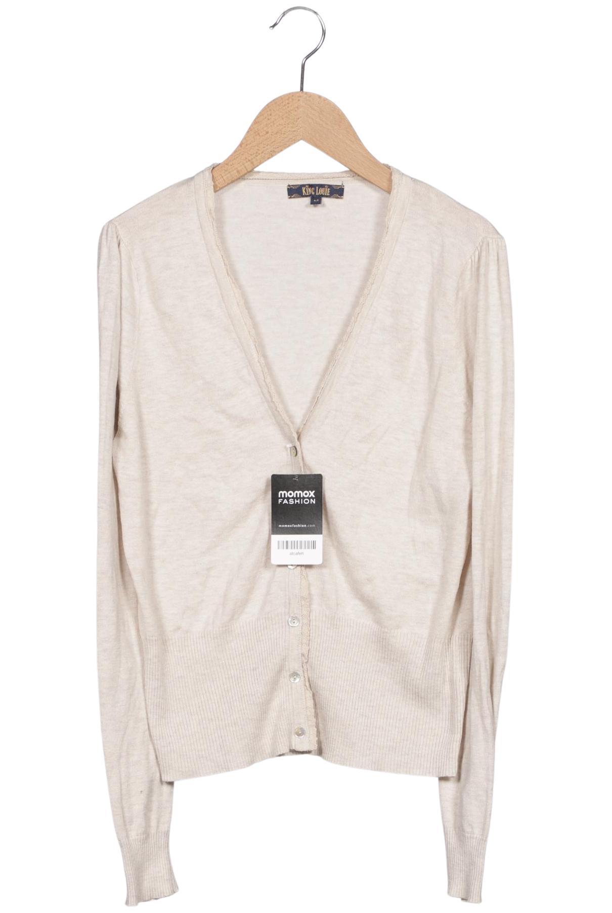 

King Louie Damen Strickjacke, beige, Gr. 38