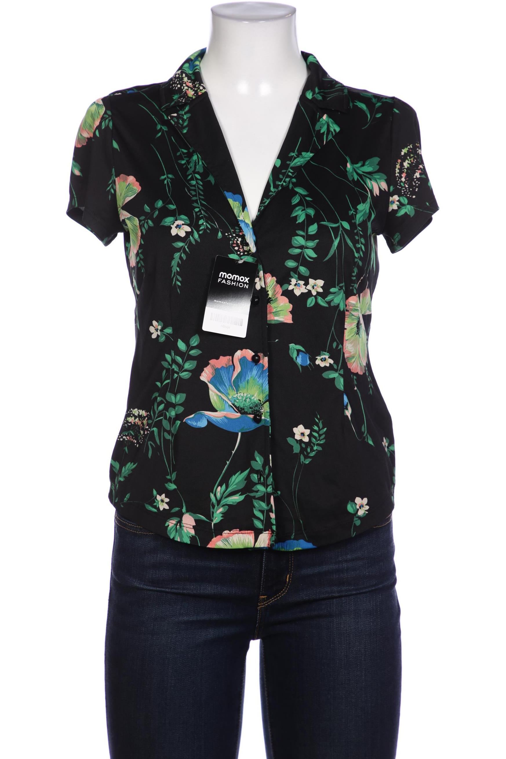 

King Louie Damen Bluse, schwarz, Gr. 38