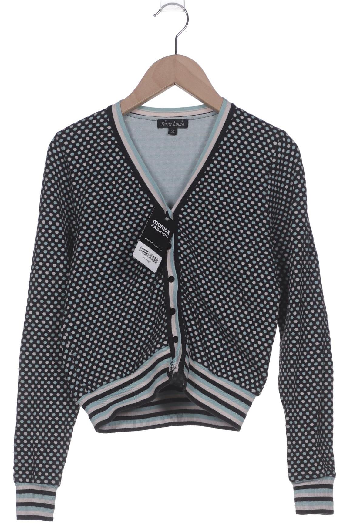 

King Louie Damen Strickjacke, schwarz, Gr. 36