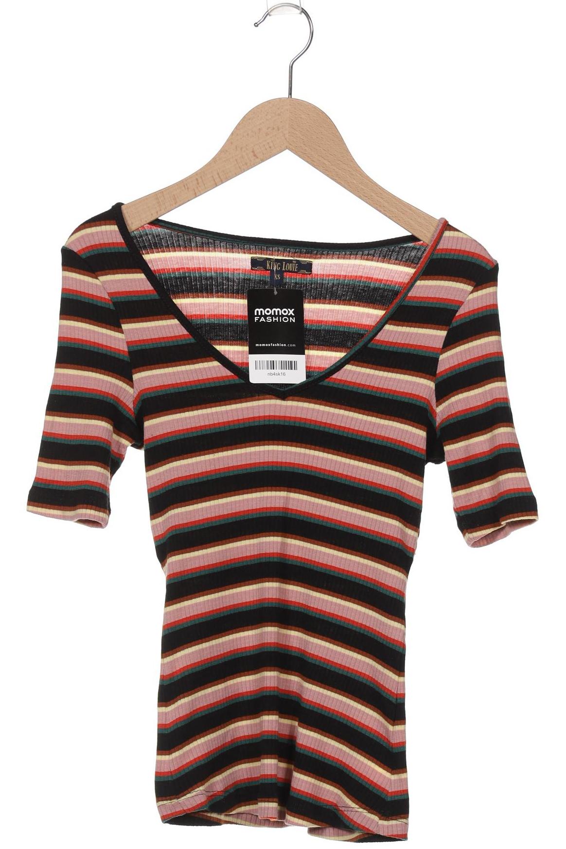 

King Louie Damen T-Shirt, schwarz, Gr. 34