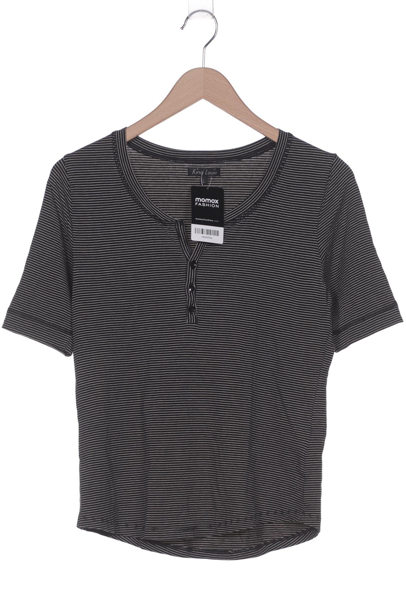 

King Louie Damen T-Shirt, schwarz, Gr. 42