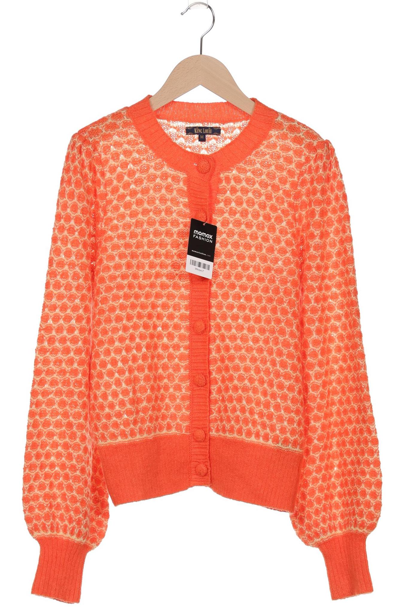 

King Louie Damen Strickjacke, orange, Gr. 38