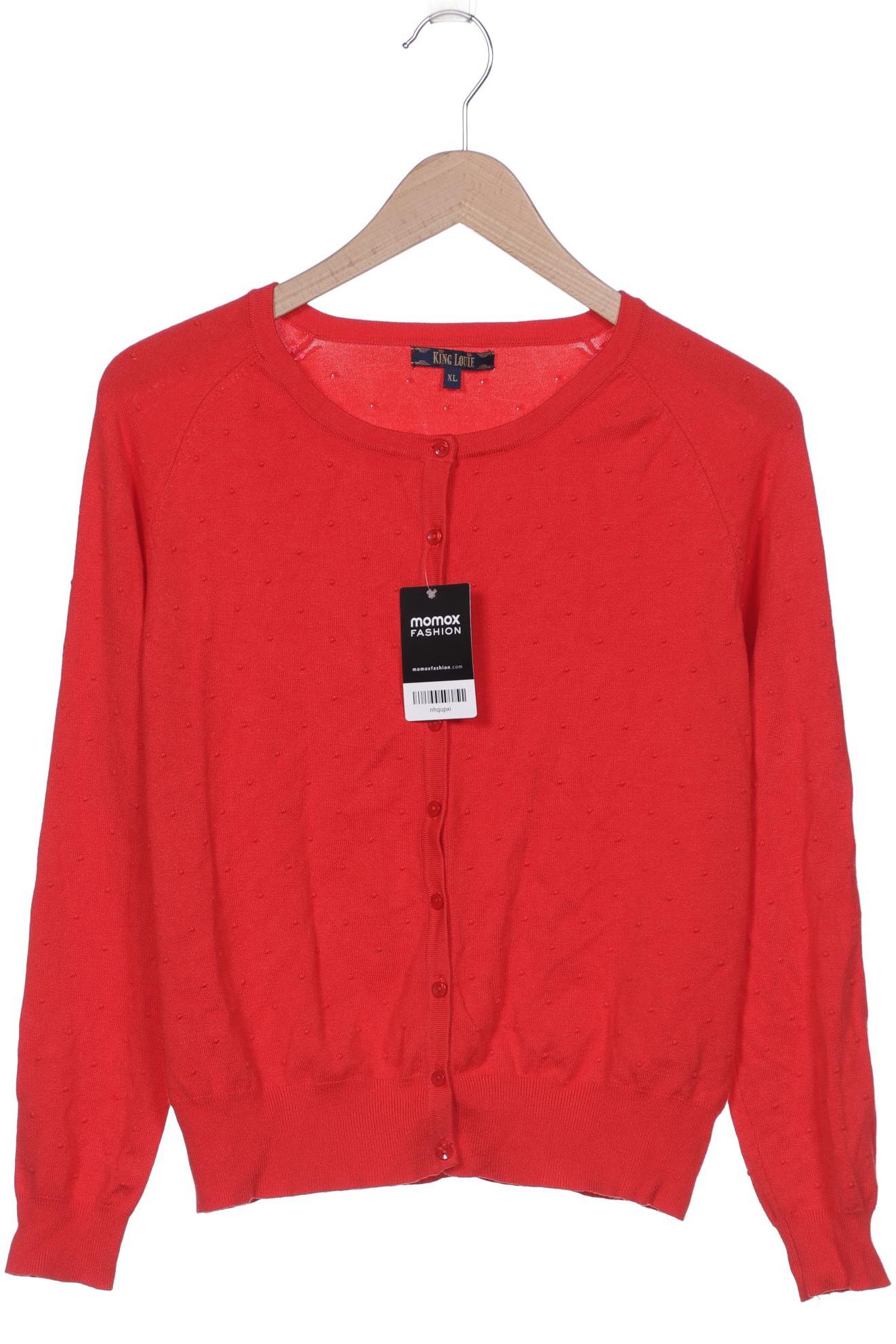 

KING LOUIE Damen Strickjacke, rot