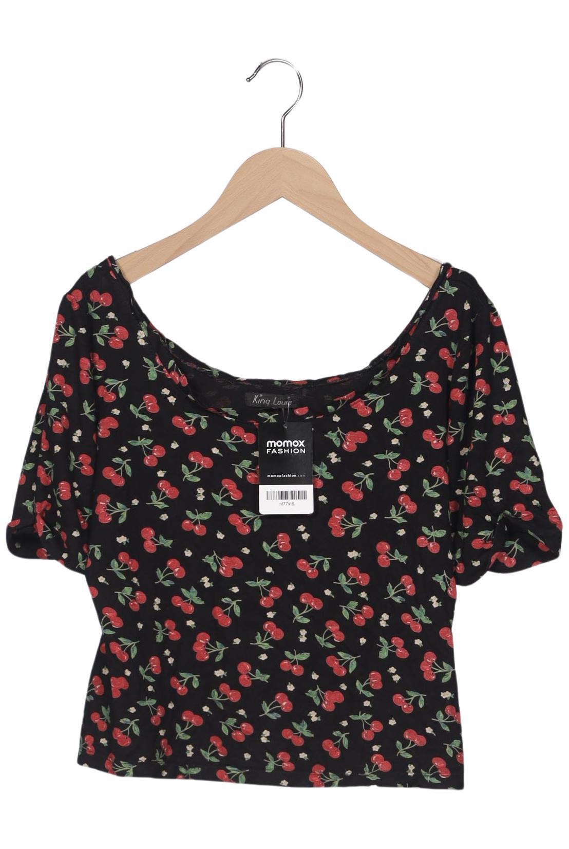 

King Louie Damen T-Shirt, schwarz, Gr. 38