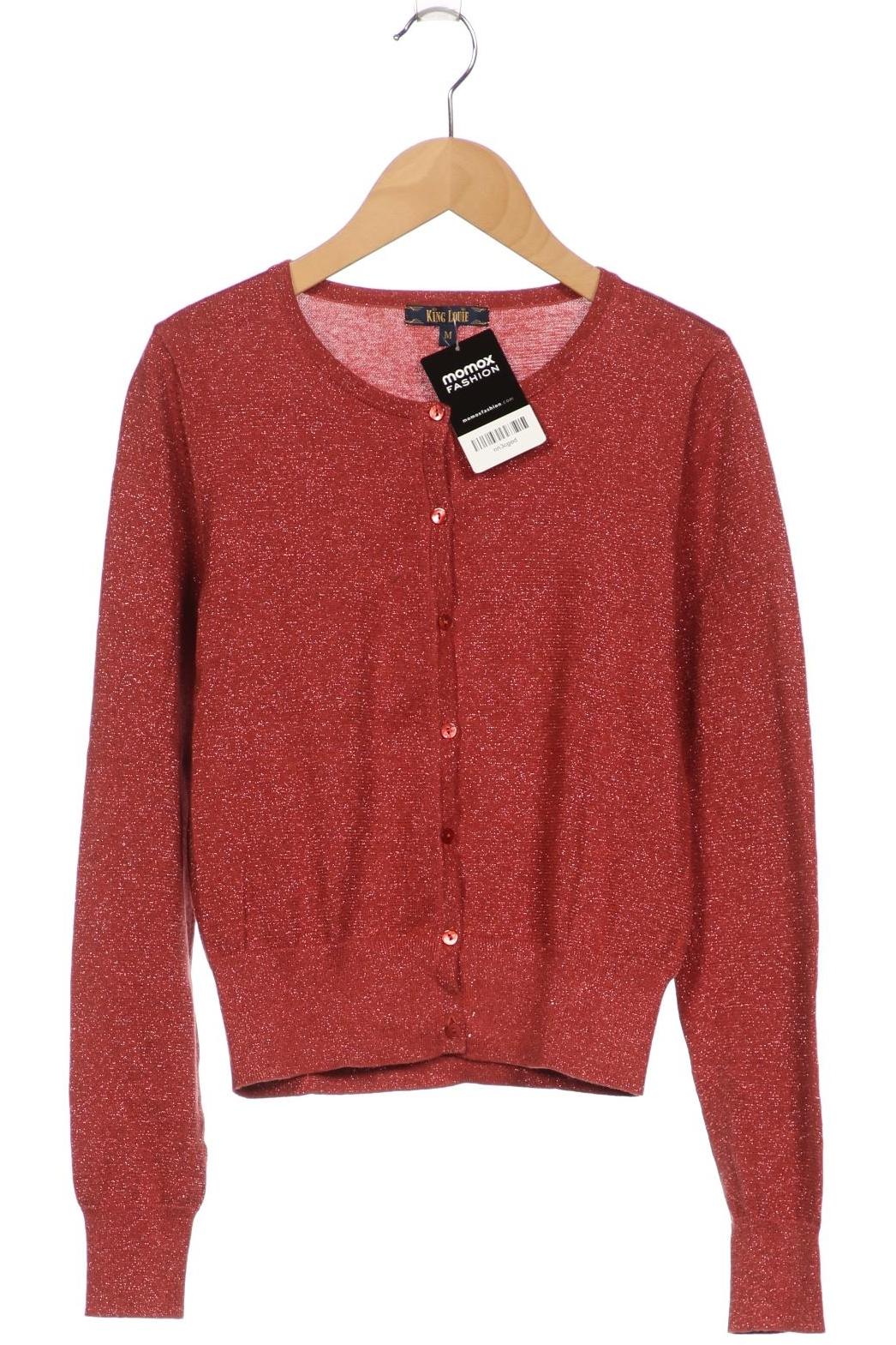 

King Louie Damen Strickjacke, bordeaux, Gr. 38