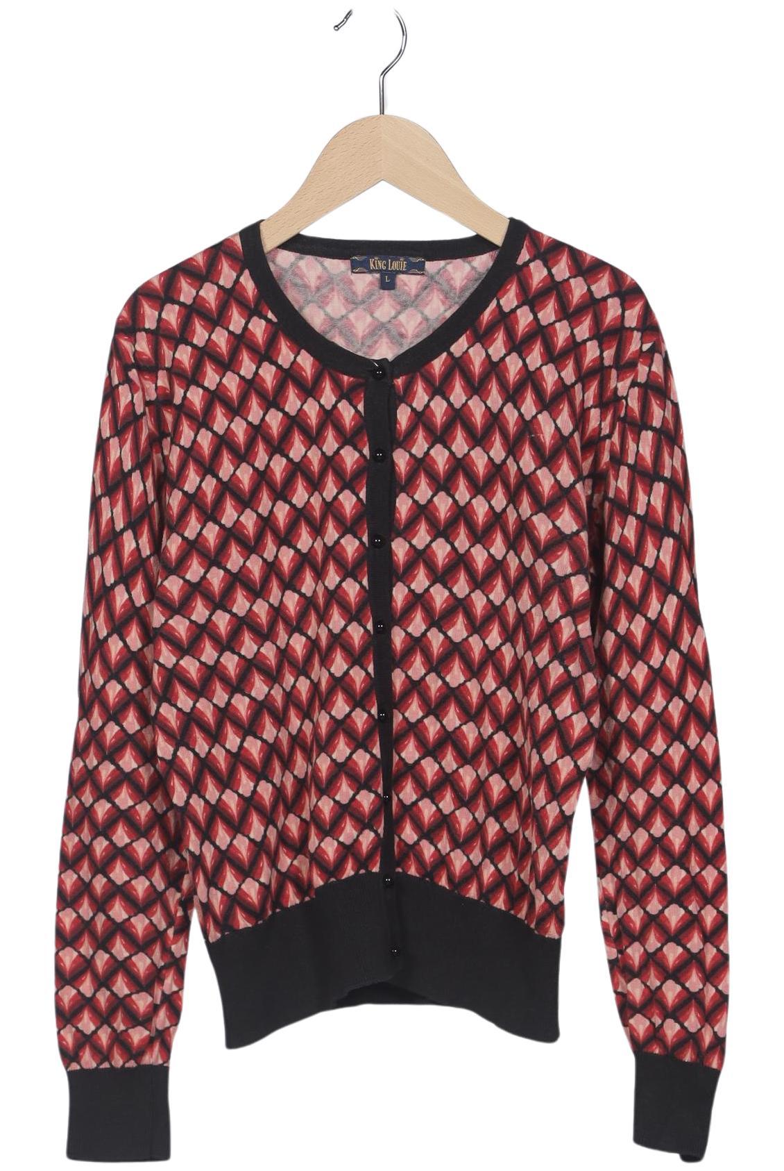 

King Louie Damen Strickjacke, mehrfarbig, Gr. 42