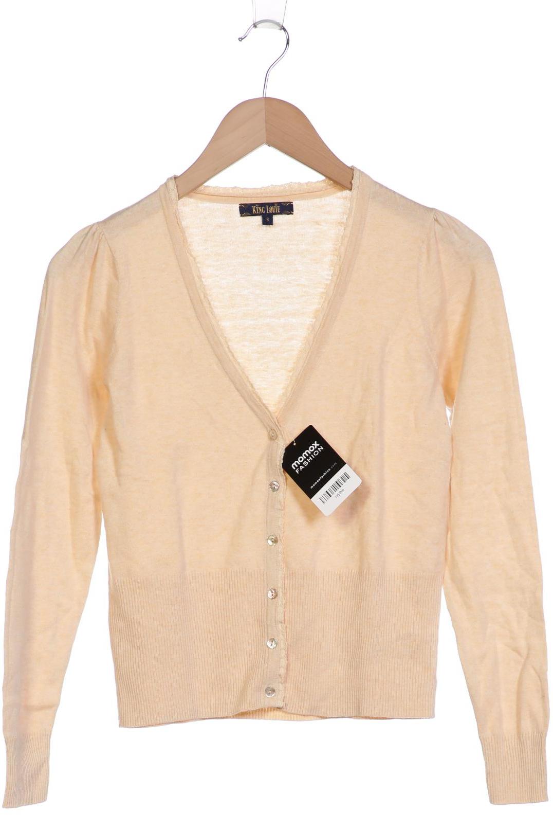 

King Louie Damen Strickjacke, beige, Gr. 36