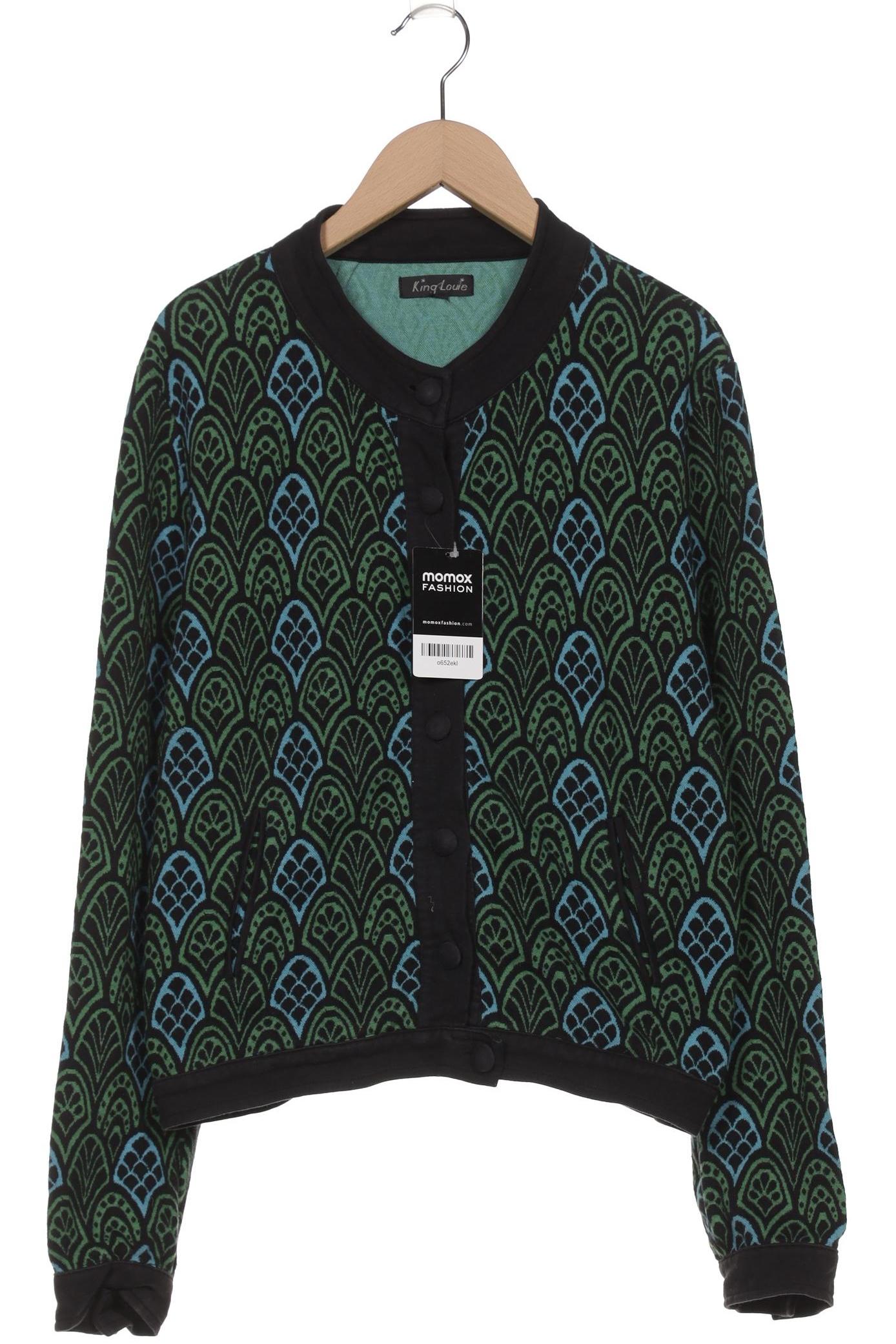 

King Louie Damen Strickjacke, grün, Gr. 42
