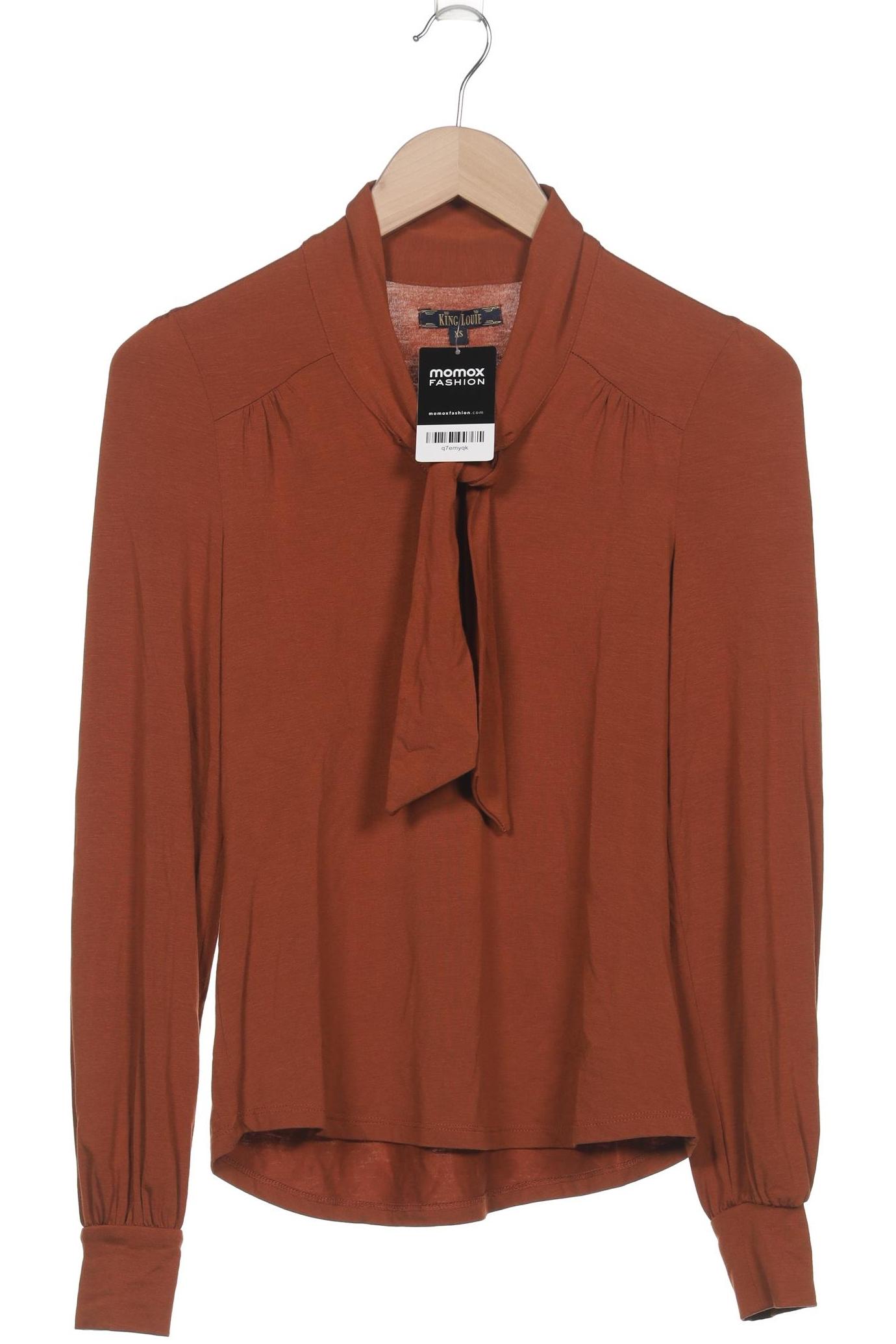 

King Louie Damen Langarmshirt, braun, Gr. 34