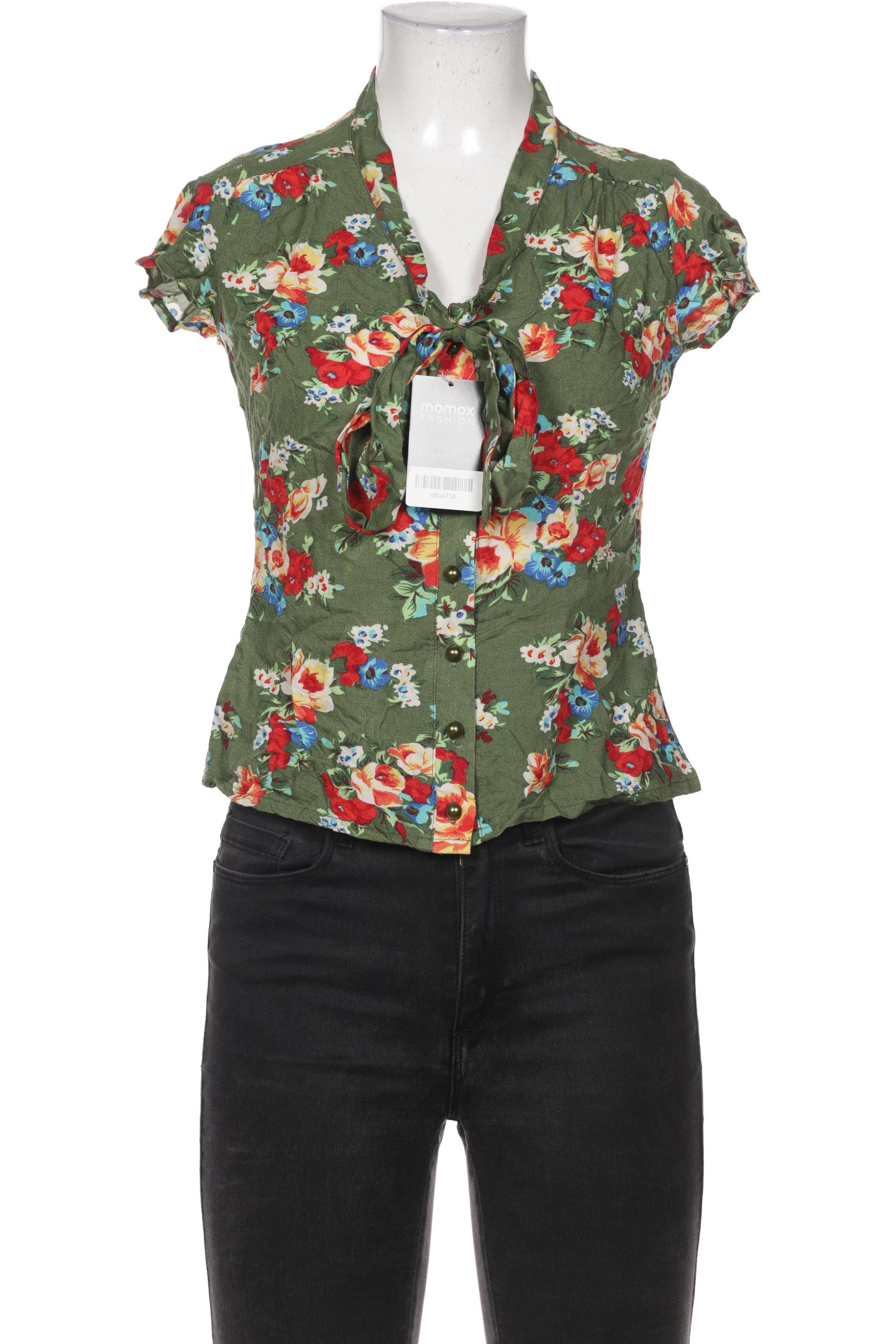 

King Louie Damen Bluse, grün, Gr. 36