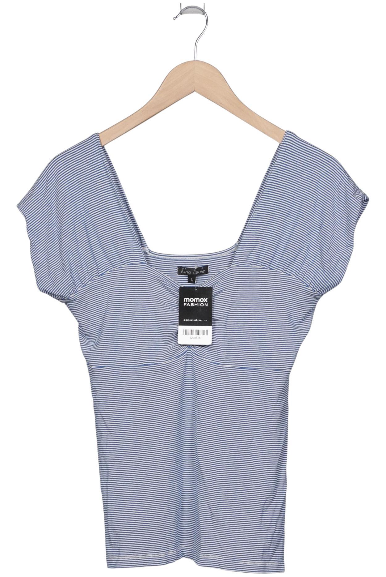 

King Louie Damen T-Shirt, blau, Gr. 42