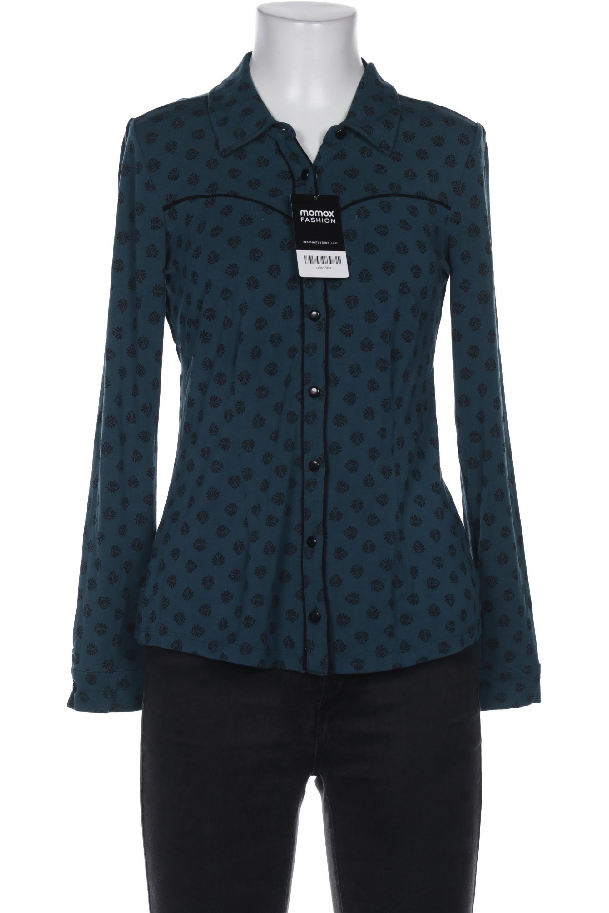 

King Louie Damen Bluse, türkis, Gr. 38