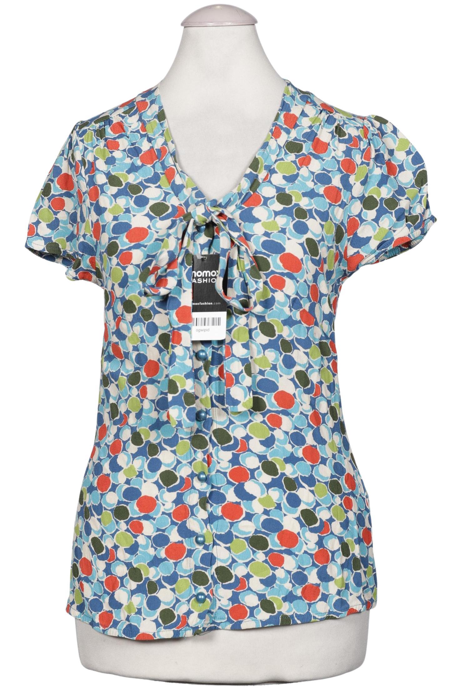 

King Louie Damen Bluse, blau, Gr. 36