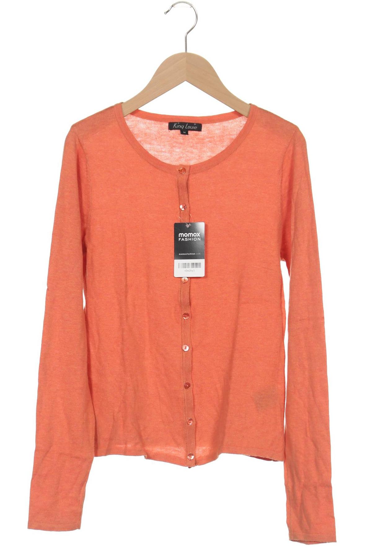 

King Louie Damen Strickjacke, orange, Gr. 38