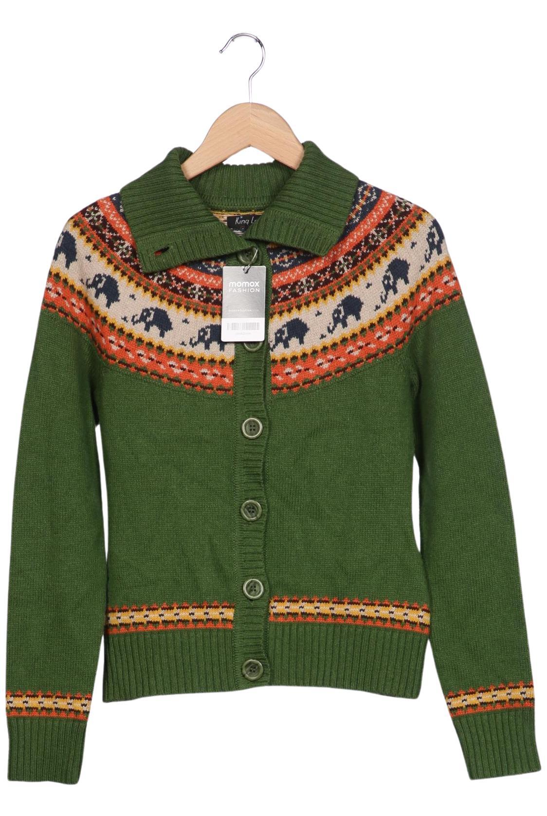 

King Louie Damen Strickjacke, grün, Gr. 36
