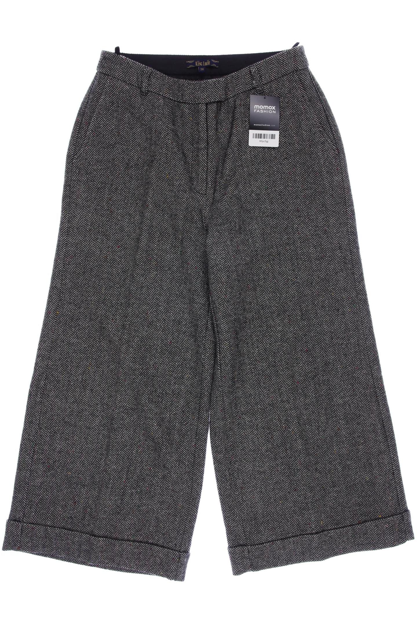 

King Louie Damen Stoffhose, grau, Gr. 36
