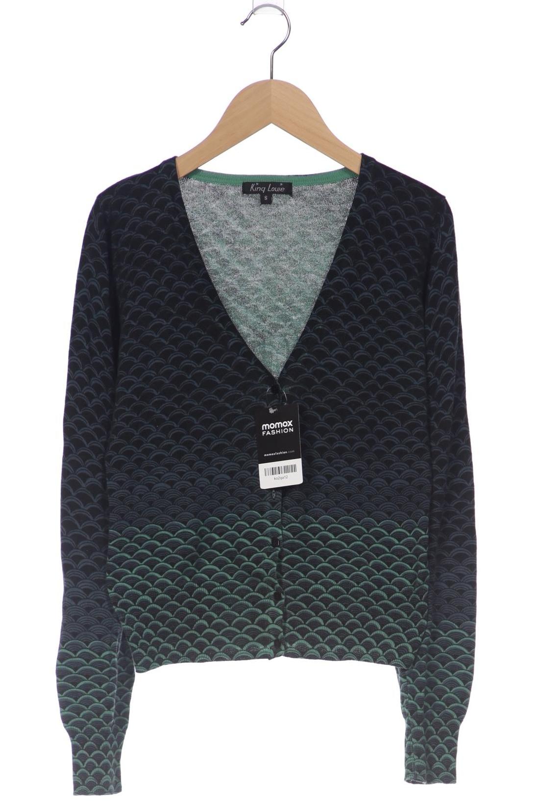 

King Louie Damen Strickjacke, grau, Gr. 36