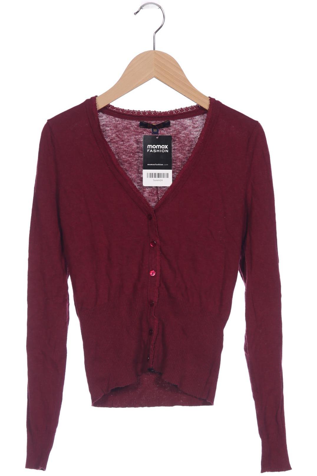 

King Louie Damen Strickjacke, bordeaux, Gr. 34