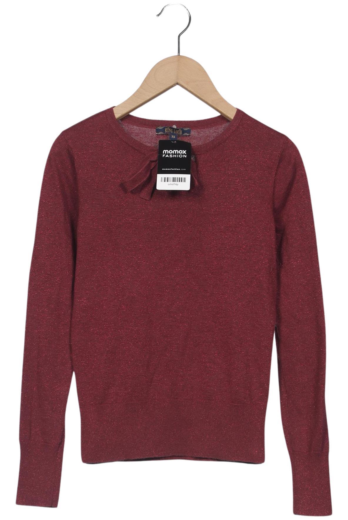 

King Louie Damen Pullover, bordeaux, Gr. 34