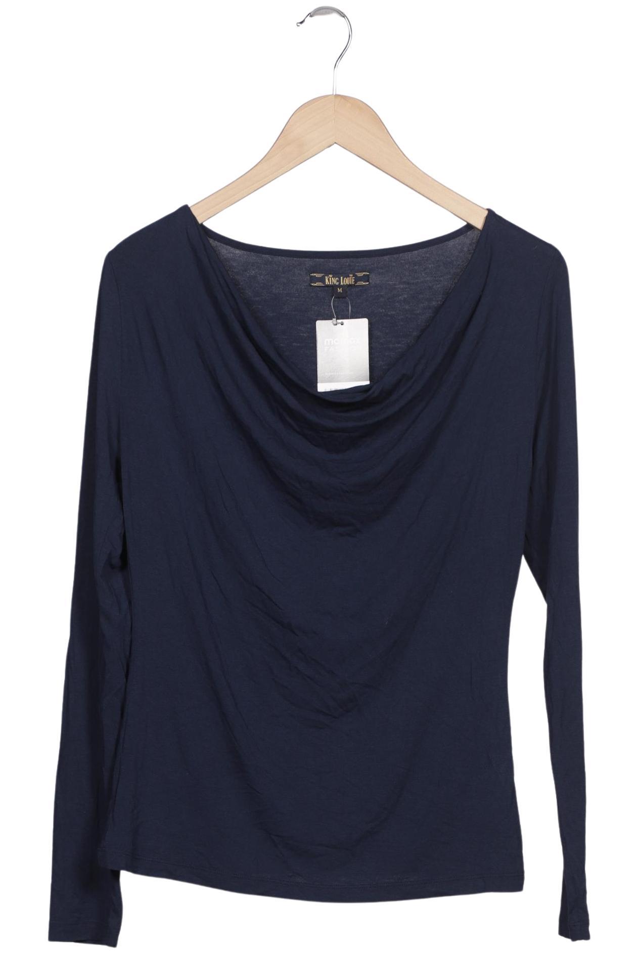 

King Louie Damen Langarmshirt, marineblau, Gr. 38