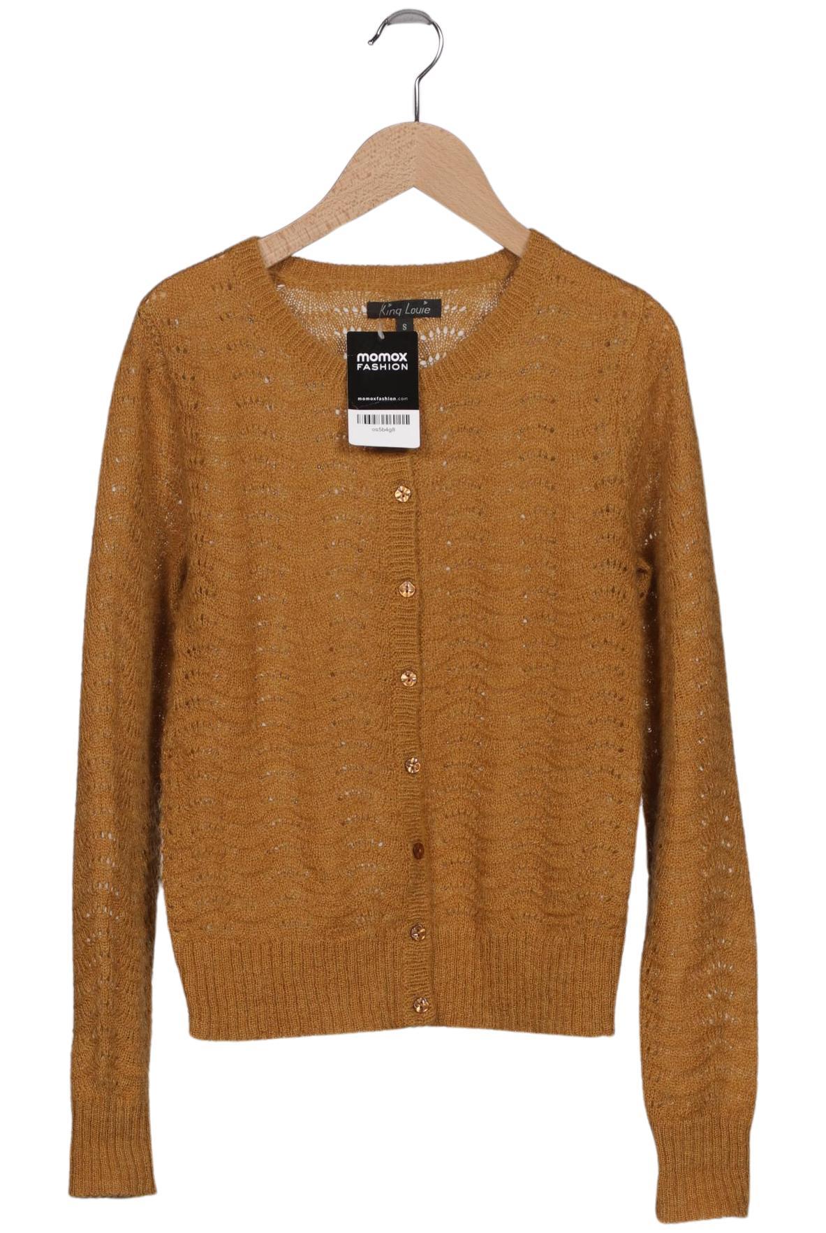 

King Louie Damen Strickjacke, braun, Gr. 36
