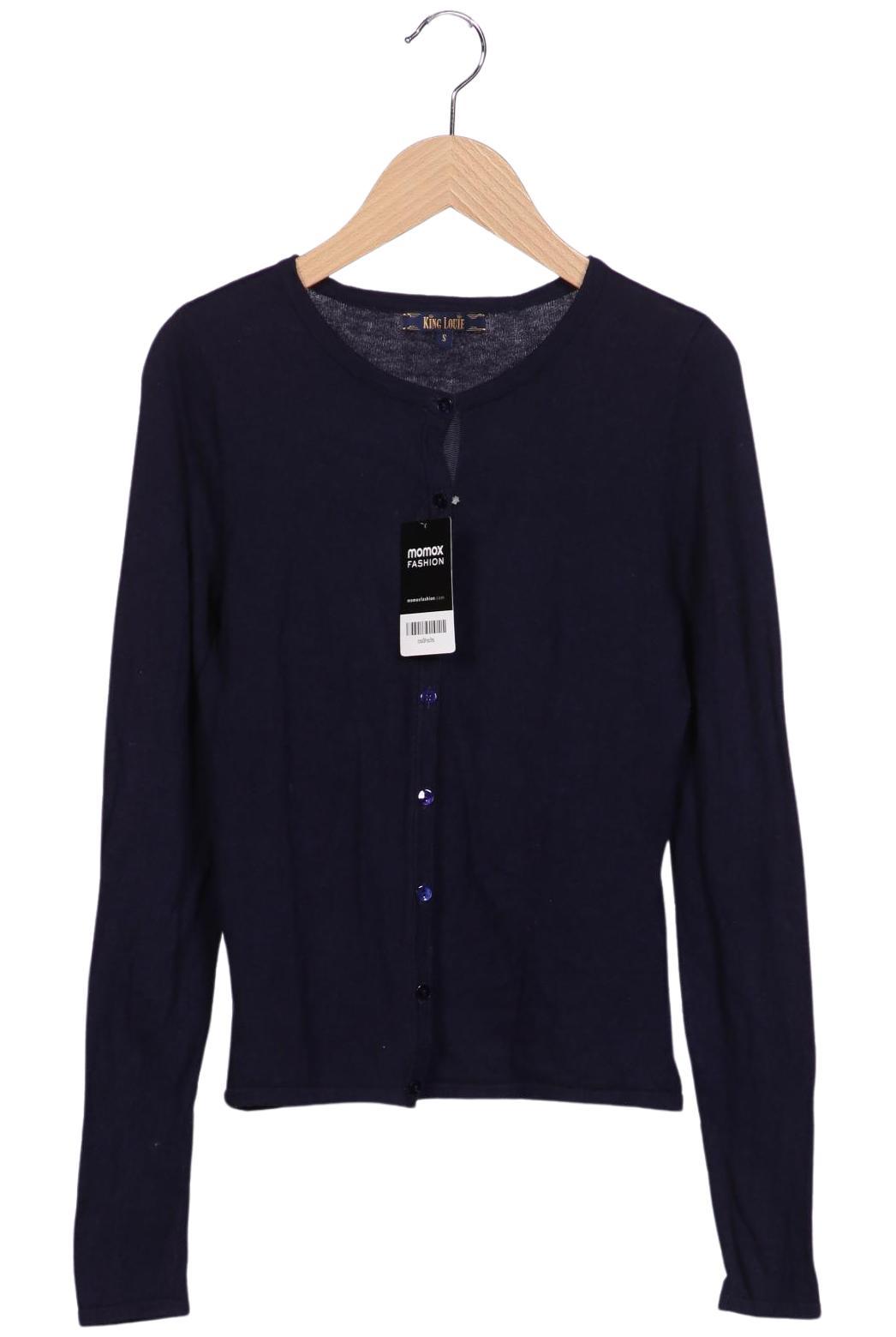 

King Louie Damen Strickjacke, marineblau, Gr. 36