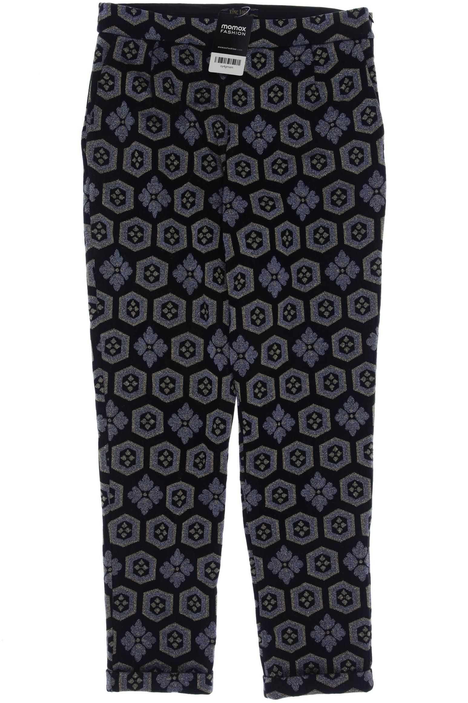 

King Louie Damen Stoffhose, marineblau, Gr. 40
