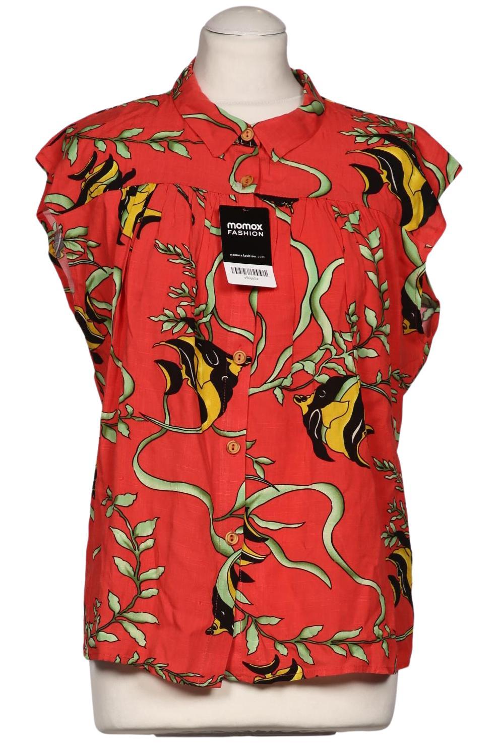 

King Louie Damen Bluse, mehrfarbig, Gr. 40