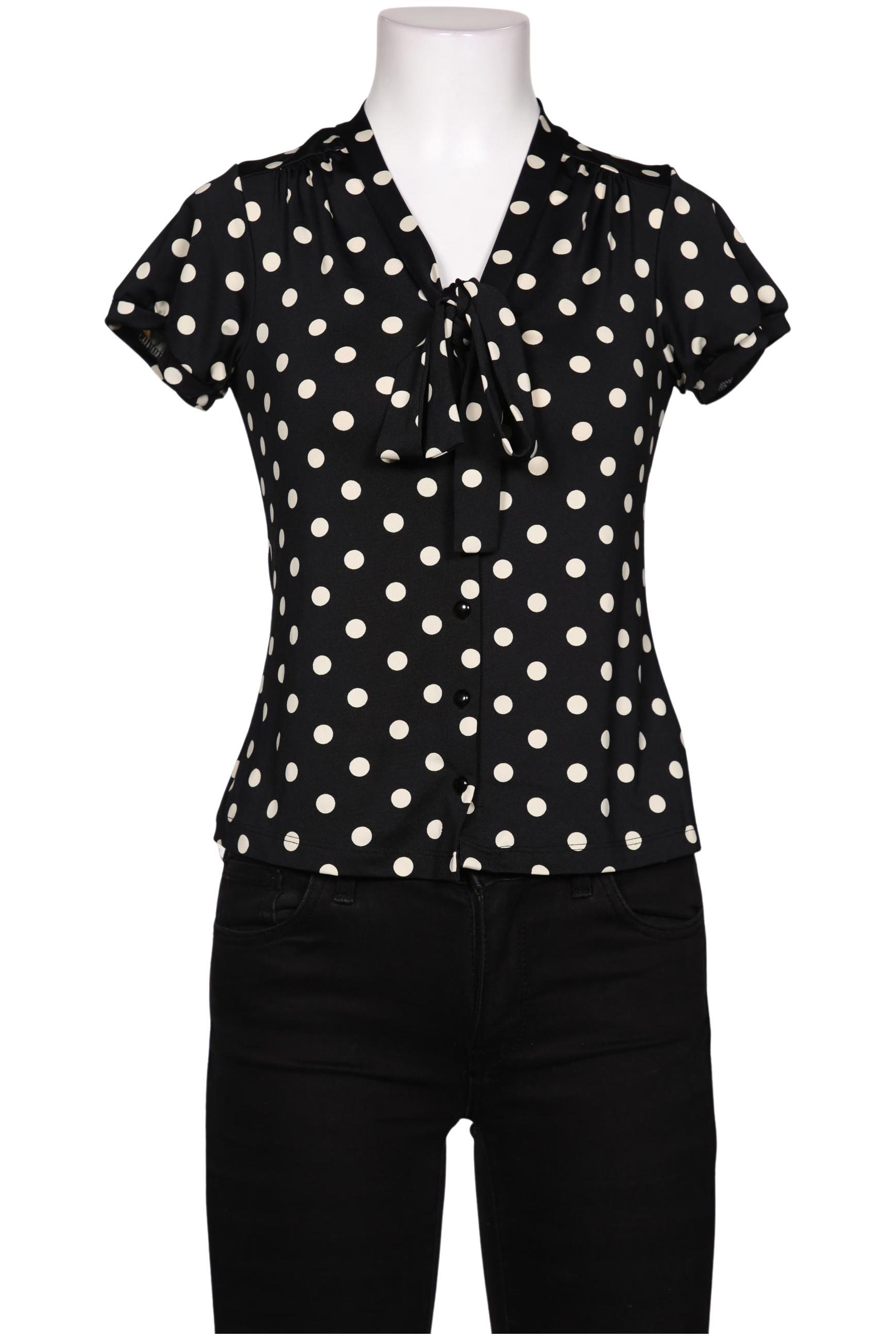 

King Louie Damen Bluse, schwarz, Gr. 36