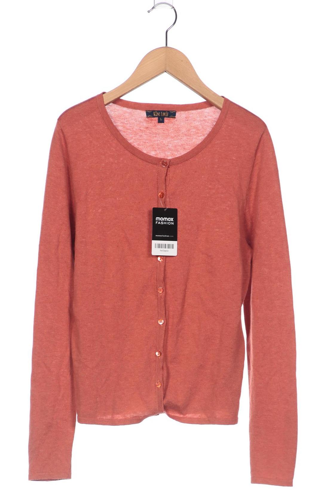 

King Louie Damen Strickjacke, orange, Gr. 42