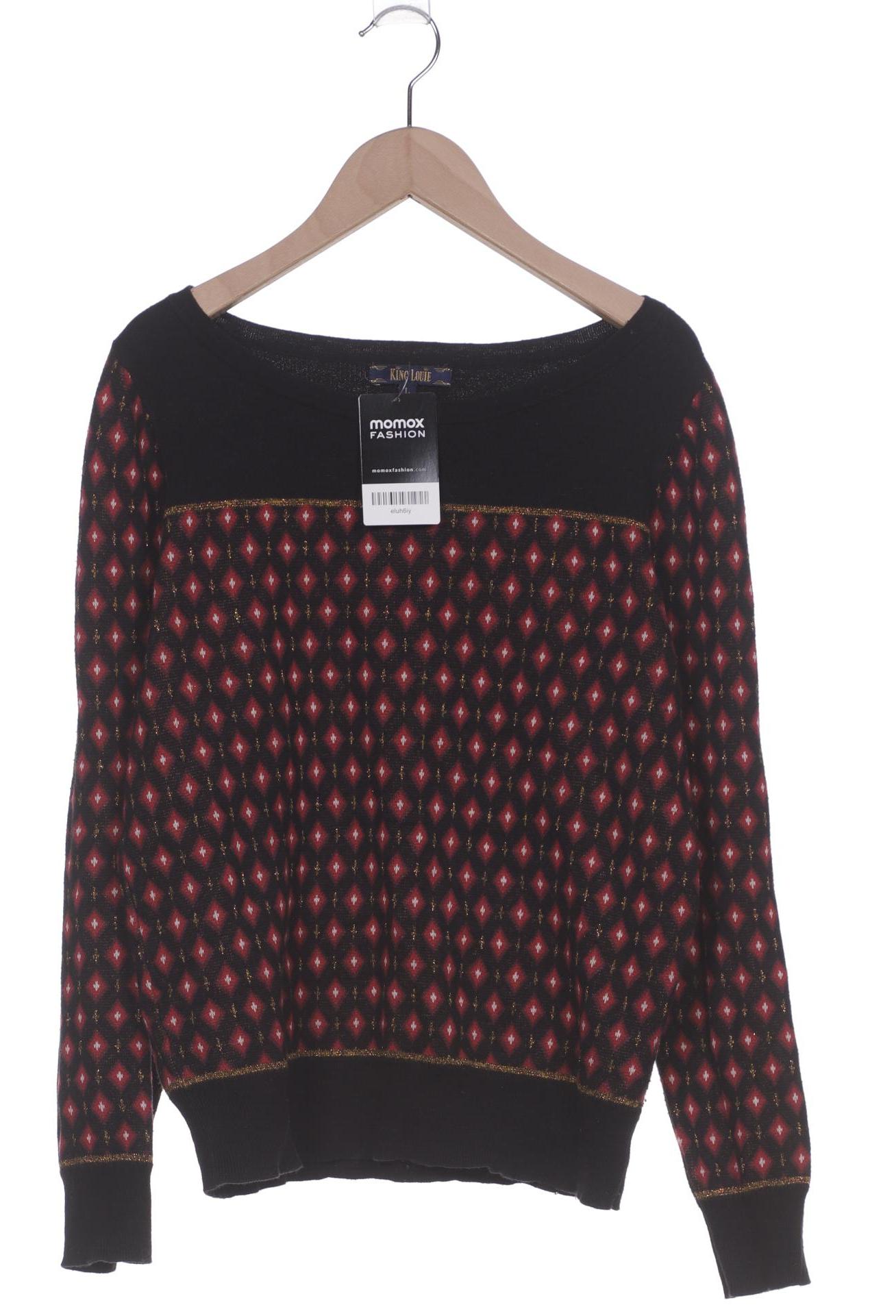 

King Louie Damen Pullover, schwarz, Gr. 42
