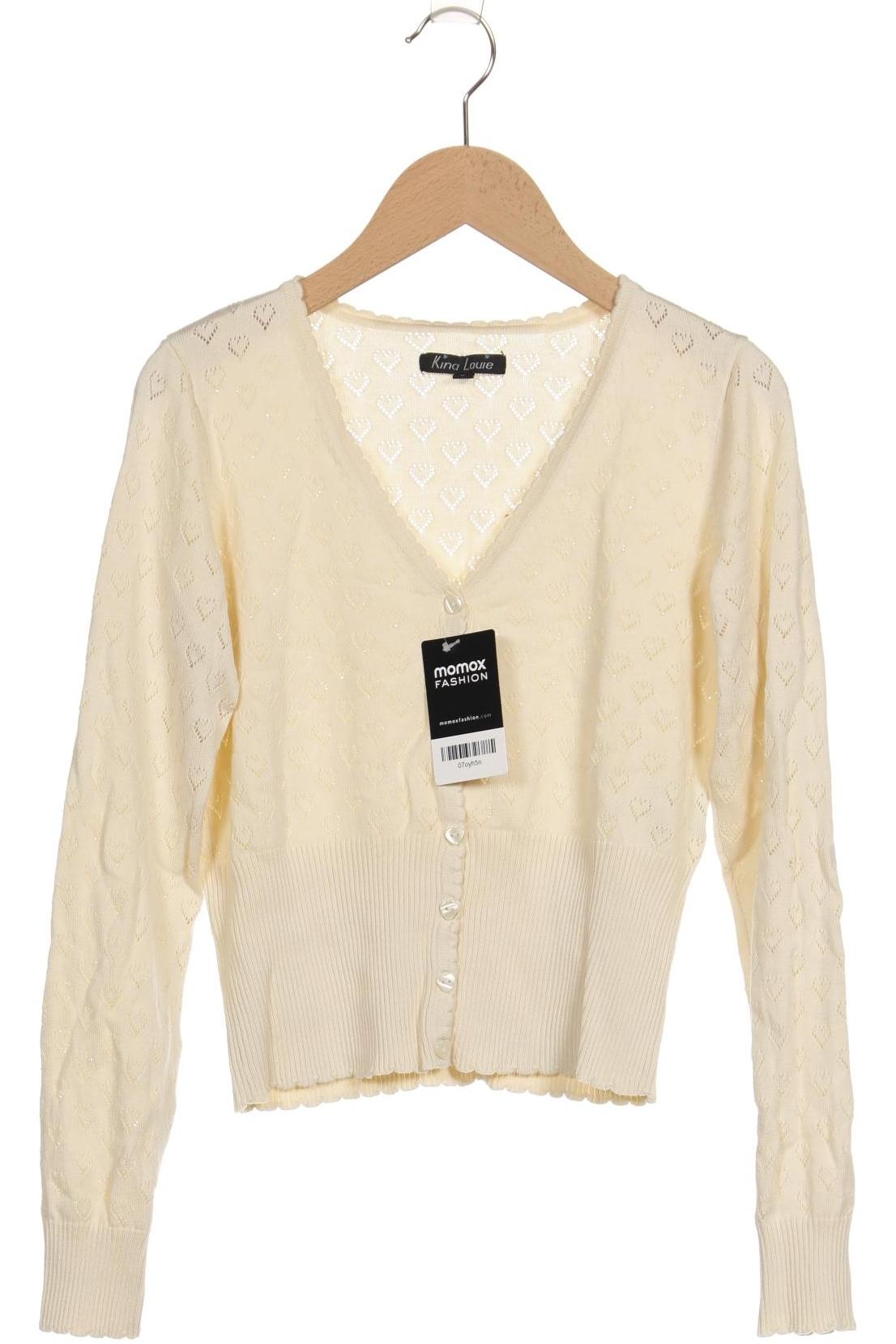 

King Louie Damen Strickjacke, gelb, Gr. 36