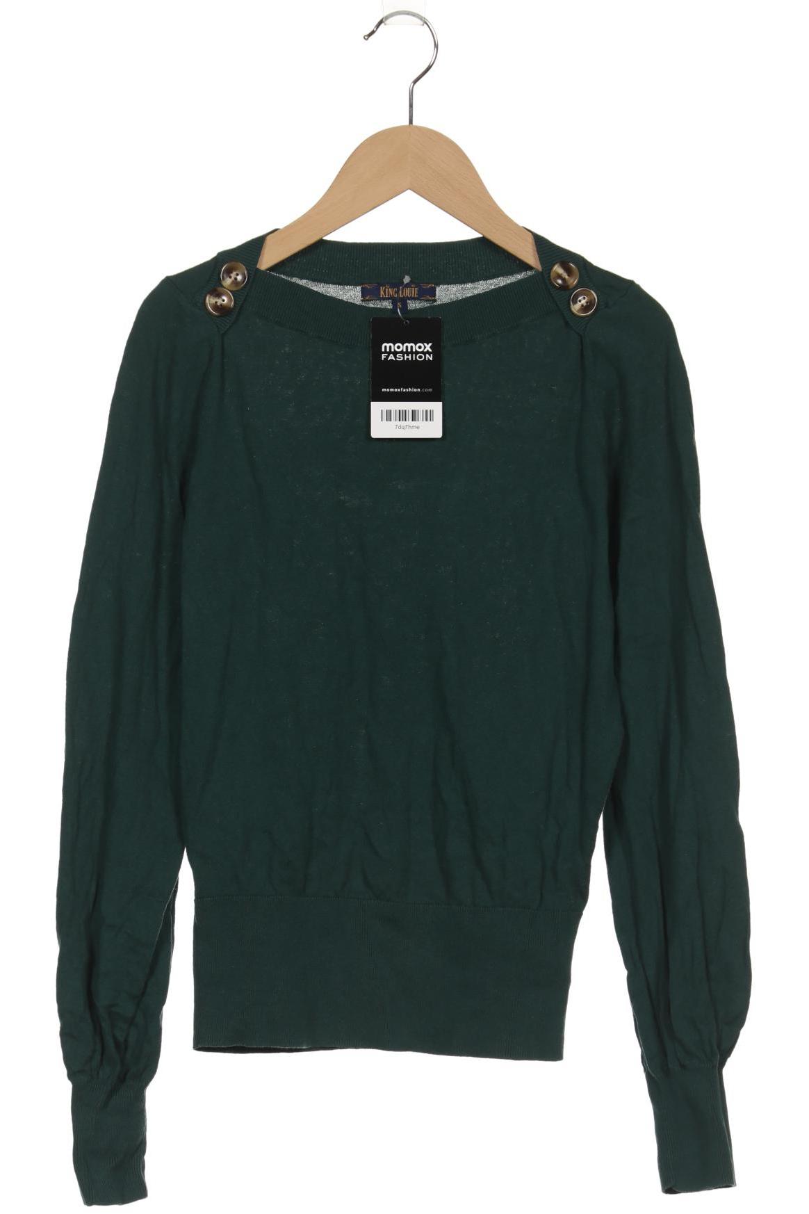

King Louie Damen Pullover, grün, Gr. 36