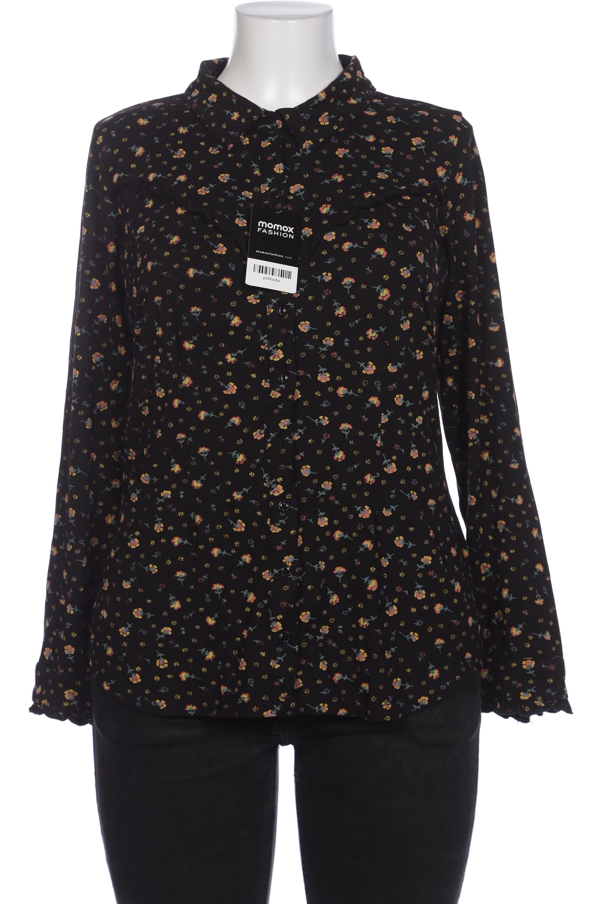 

King Louie Damen Bluse, schwarz, Gr. 44