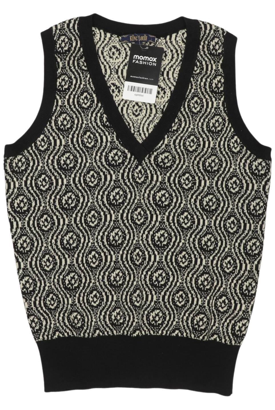 

King Louie Damen Pullover, schwarz, Gr. 36