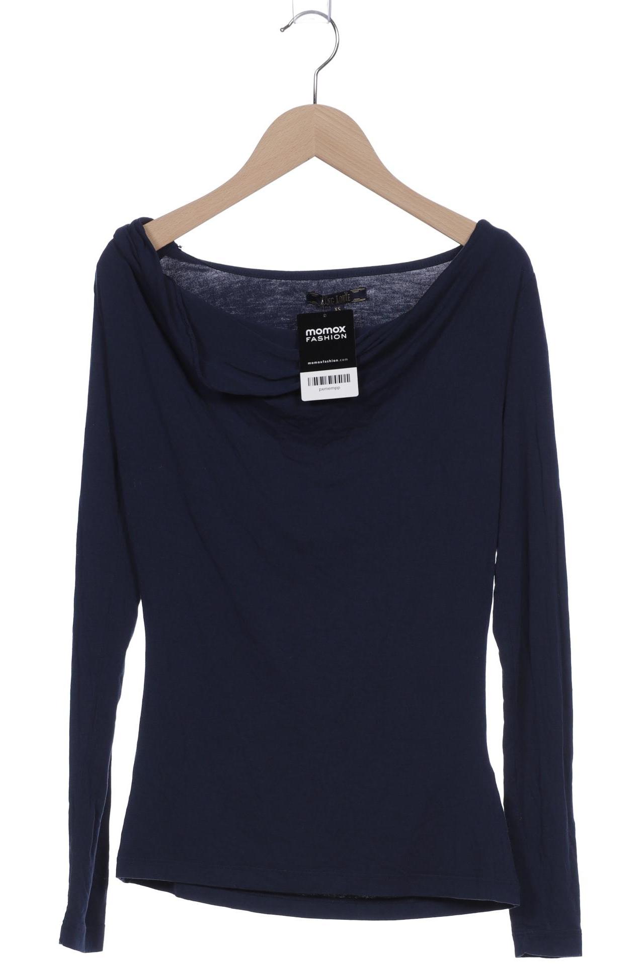 

King Louie Damen Langarmshirt, marineblau, Gr. 34